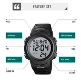 Mens Digital Sports Watch LED Screen Military Watches - CakCity Watches