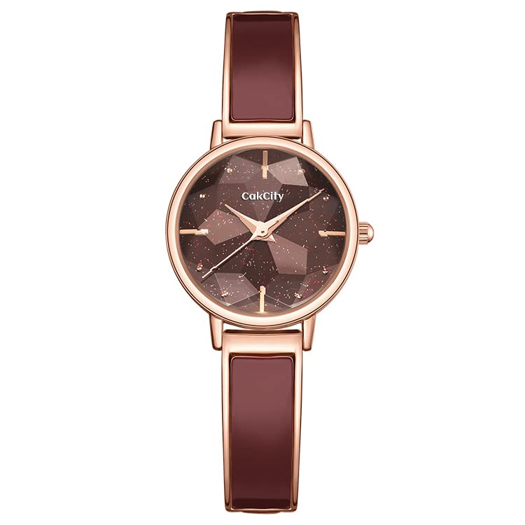 CakCity Fashion Prismatic Diamond Watch with Analog Quartz for Women Fine Classy Bracelet Watches - CakCity Watches
