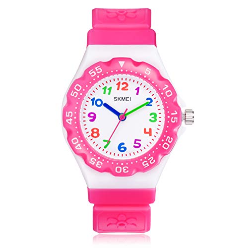 Kids Watch For Girls Kids Watch Waterproof Cartoon Analog Girls