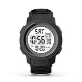 CakCity Digital Sport Waterproof Watches for Men Military Watches with Stopwatch Alarm Wrist Army Watch, Black - CakCity Watches