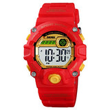 Boys Camouflage LED Sports Kids Watch Waterproof Digital Electronic  Wrist Watches for Kids with Silicone Band Alarm Stopwatch Watches Age 5-10 Red White Case - CakCity Watches