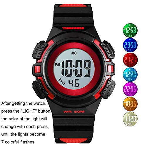 CakCity Kids Digital Sport Waterproof EL-Lights Watches - CakCity Watches