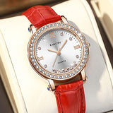 Fashion Quartzf Women Dress Crystal Large Face Watch - CakCity Watches