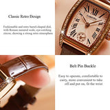 CakCity Fashion Retro Classic Roman Crystal Leather Strap Women Watches - CakCity Watches