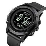 CakCity Compass Digital Sport Watches for Men Wrist Watches with Altimeter, Barometer, Large Dial, Black - CakCity Watches