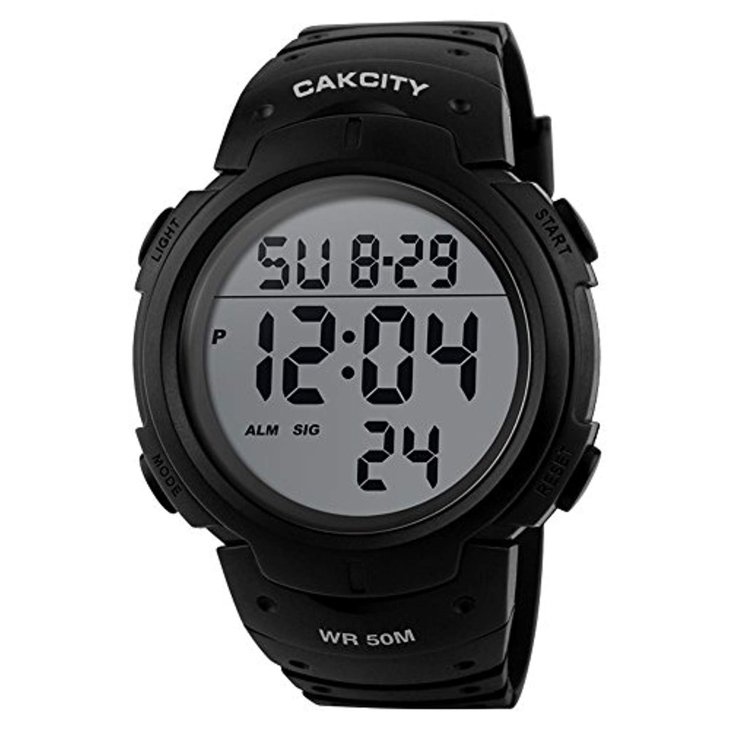 Mens Digital Sports Watch LED Screen Military Watches - CakCity Watches