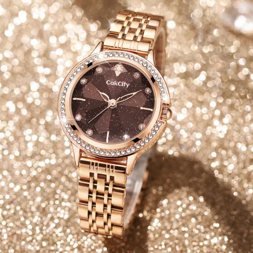 CakCity Hardened Face Crystal Starry Sky Analog Quartz Watch for Women - CakCity Watches