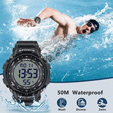 Mens Sports Military Classic Large Dial Digital Watch - CakCity Watches