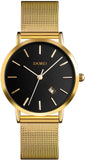 CakCity Fashion Simple Classic Analog Waterproof Unisex Stainless Steel Watch - CakCity Watches