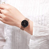 CakCity Fashion Simple Classic Analog Waterproof Unisex Stainless Steel Watch - CakCity Watches