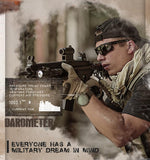 CakCity Military Tactical Watch for Men - Outdoor Sports Watch with Compass, Barometer, Altimeter, and Step Counter - Hiking Digital Wrist Watch