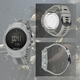 CakCity Hiking Digital Wrist Watch - Military & Tactical Watch for Men with Barometer, Altimeter, Compass, Temperature, Pedometer, 5ATM