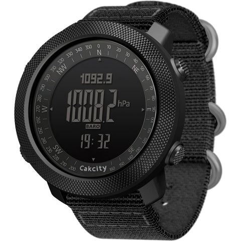 CakCity Men's Sports Digital Watches Military Altimeter Barometer Compass Waterproof Watches - CakCity Watches