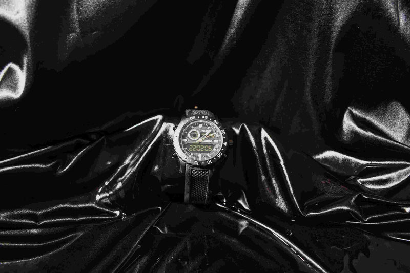 Men's Digital Sports Watch Large Face 5ATM Waterproof Outdoor Sports Military Watches for Men Dual TIME - CakCity Watches