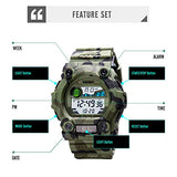 CakCity Boys Camouflage LED Sports Kids Watch Waterproof Digital Electronic Military with Luminous Alarm Stopwatch Child Watches Ages 3-10 - CakCity Watches