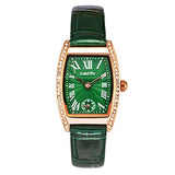 CakCity Women's Rectangle Luxury Diamond Classic Small Wrist Tank Watch - CakCity Watches