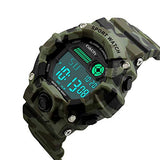 Boys Camouflage LED Sport Watch,Waterproof Digital Electronic Casual Military Wrist Kids Sports Watch with Silicone Band Luminous Alarm Stopwatch Watches - CakCity Watches