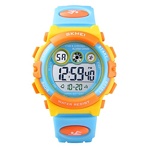 Boys Digital Watches, Kids Sports Waterproof Watch With Alarm