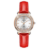 Fashion Quartzf Women Dress Crystal Large Face Watch - CakCity Watches