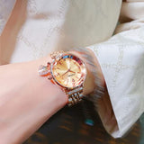 CakCity Classic Women Cute Fancy Metal Stainless Bling Prismatic Diamond Watch - CakCity Watches