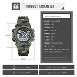 CakCity Kids Watches Digital Sport Watches for Boys Girls Outdoor Waterproof Watches with Alarm Stopwatch Military Child Wrist Watch Ages 5-10 - CakCity Watches