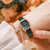 CakCity Women's Rectangle Luxury Diamond Classic Small Wrist Tank Watch - CakCity Watches