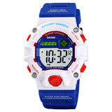 Boys Camouflage LED Sports Kids Watch Waterproof Digital Electronic  Wrist Watches for Kids with Silicone Band Alarm Stopwatch Watches Age 5-10 Red White Case - CakCity Watches