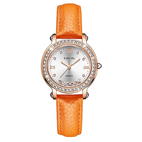 Fashion Quartzf Women Dress Crystal Large Face Watch - CakCity Watches
