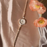 Classic Women Bracelet Pearl Shell Dial Analog Quartz Watch - CakCity Watches