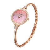 Classic Women Bracelet Pearl Shell Dial Analog Quartz Watch - CakCity Watches