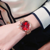 CakCity Classic Women Cute Fancy Metal Stainless Bling Prismatic Diamond Watch - CakCity Watches