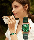 CakCity Women's Rectangle Luxury Diamond Classic Small Wrist Tank Watch - CakCity Watches