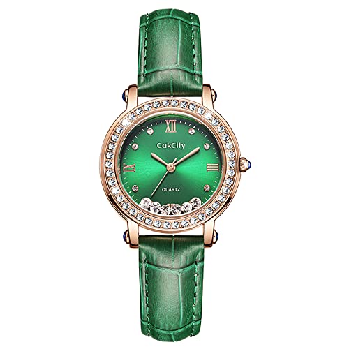 Fashion Quartzf Women Dress Crystal Large Face Watch - CakCity Watches
