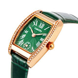CakCity Women's Rectangle Luxury Diamond Classic Small Wrist Tank Watch - CakCity Watches