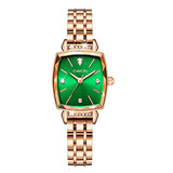 CakCity Women's Square Classic Small Luxury Diamond Japanese Quartz Wrist Watch - CakCity Watches