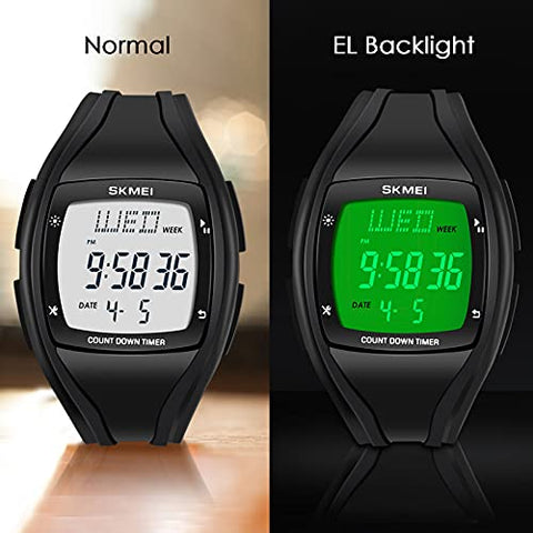 CakCity Digital Watch for Men  with Alarm Stopwatch Waterproof - CakCity Watches