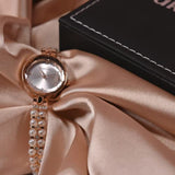 CakCity Ladies Bracelet Watches 8mm Ultra Thin Pearl Bracelet Dress Wristwatch for Women 23mm Analog Quartz Watch - CakCity Watches