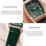 CakCity Women's Rectangle Luxury Diamond Classic Small Wrist Tank Watch - CakCity Watches