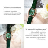 CakCity Women's Rectangle Luxury Diamond Classic Small Wrist Tank Watch - CakCity Watches