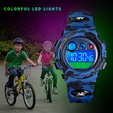 CakCity Kids Watches Digital Sport Watches for Boys Girls Outdoor Waterproof Watches with Alarm Stopwatch Military Child Wrist Watch Ages 5-10 - CakCity Watches