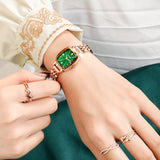 CakCity Women's Square Classic Small Luxury Diamond Japanese Quartz Wrist Watch - CakCity Watches