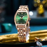 CakCity Fashion Retro Classic Casual Dress Romantic Square  Women Wristwatch - CakCity Watches