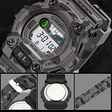 CakCity Boys Camouflage LED Sports Kids Watch Waterproof Digital Electronic Military with Luminous Alarm Stopwatch Child Watches Ages 3-10 - CakCity Watches