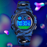 CakCity Kids Watches Digital Sport Watches for Boys Girls Outdoor Waterproof Watches with Alarm Stopwatch Military Child Wrist Watch Ages 5-10 - CakCity Watches