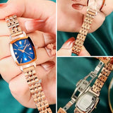 CakCity Women's Square Classic Small Luxury Diamond Japanese Quartz Wrist Watch - CakCity Watches