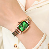 CakCity Women's Square Classic Small Luxury Diamond Japanese Quartz Wrist Watch - CakCity Watches