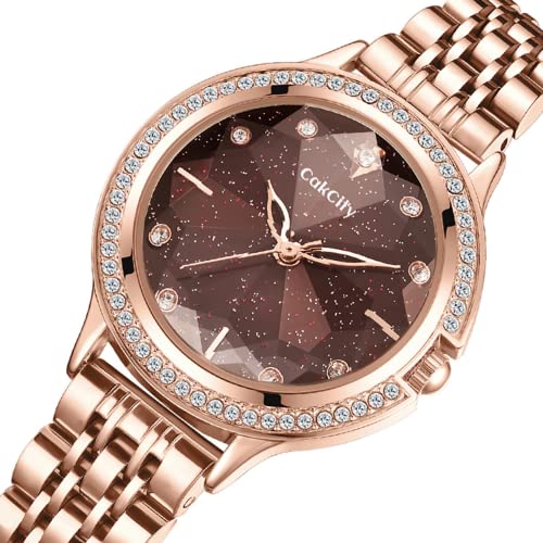 CakCity Hardened Face Crystal Starry Sky Analog Quartz Watch for Women - CakCity Watches