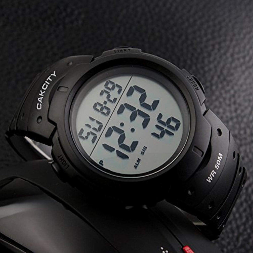 Mens Digital Sports Watch LED Screen Military Watches - CakCity Watches