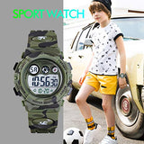 CakCity Kids Watches Digital Sport Watches for Boys Girls Outdoor Waterproof Watches with Alarm Stopwatch Military Child Wrist Watch Ages 5-10 - CakCity Watches