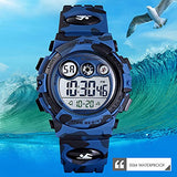 CakCity Kids Watches Digital Sport Watches for Boys Girls Outdoor Waterproof Watches with Alarm Stopwatch Military Child Wrist Watch Ages 5-10 - CakCity Watches